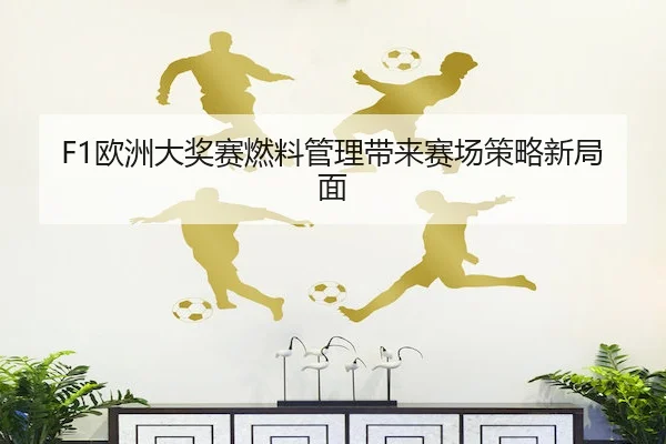 F1欧洲大奖赛燃料管理带来赛场策略新局面